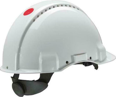 3M Uvicator G3000NUV Construction Site Helmet White XH001675202