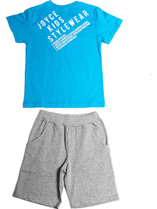 Joyce Kids Set with Shorts Summer 2pcs Blue