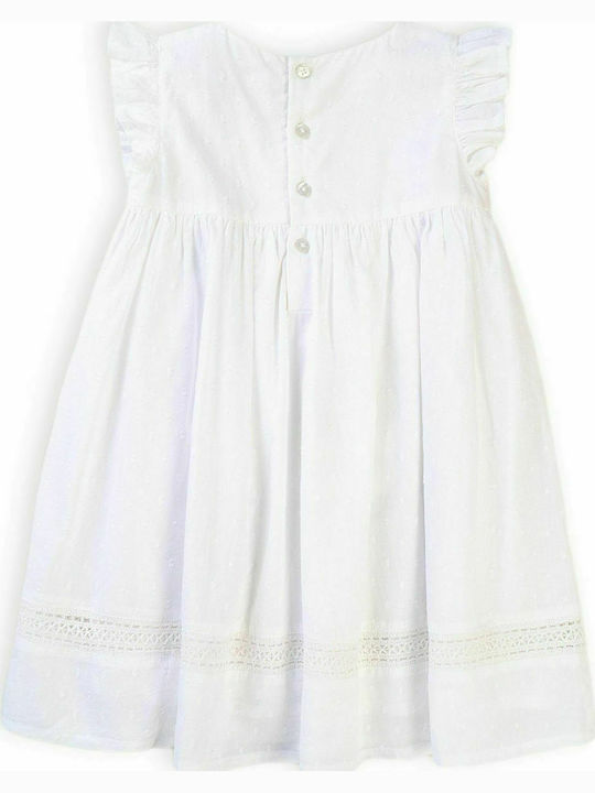 Minoti Kids Dress Sleeveless White