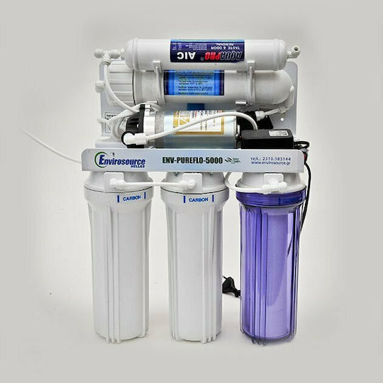 Aquapro Σύστημα Αντίστροφης Όσμωσης 5 Σταδίων PURFLO-5000 PB Aquapro Σύστημα Αντίστροφης Όσμωσης 5 Σταδίων PURFLO-5000 PB