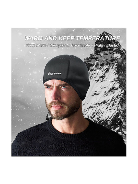 West Biking Cycling Beanie Black