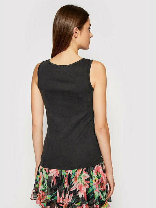 Guess Women's Summer Blouse Sleeveless Black