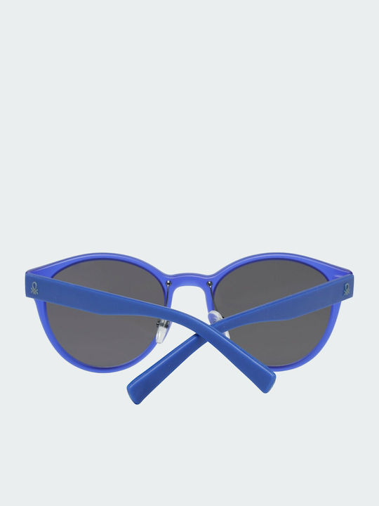 Benetton Unisex Sunglasses with Blue Plastic Frame