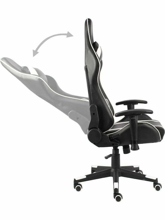 vidaXL 20482 Gaming Chair with Adjustable Arms Black / White