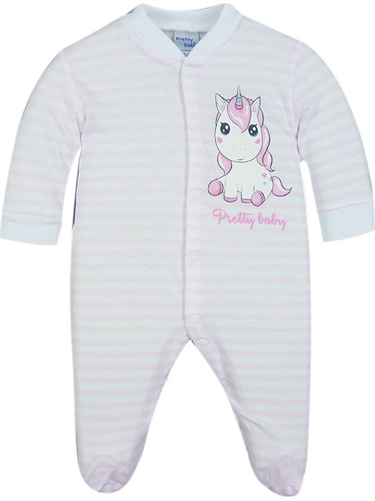 Pretty Baby Baby Bodysuit Set Long-Sleeved Lilac