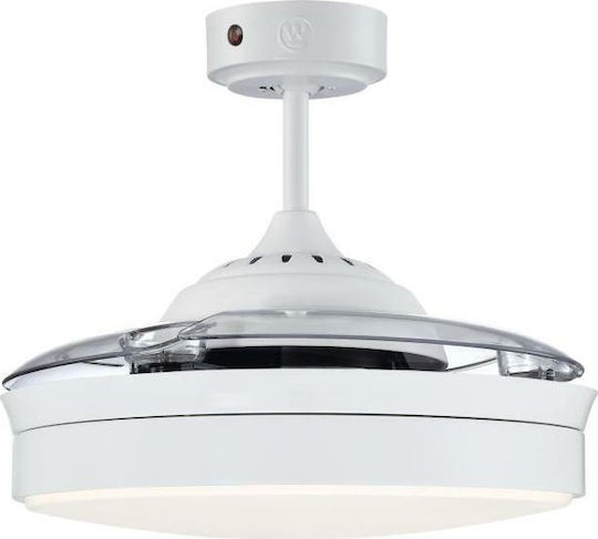 Westinghouse Tori Ceiling Fan 106.6cm with Light Fixture White
