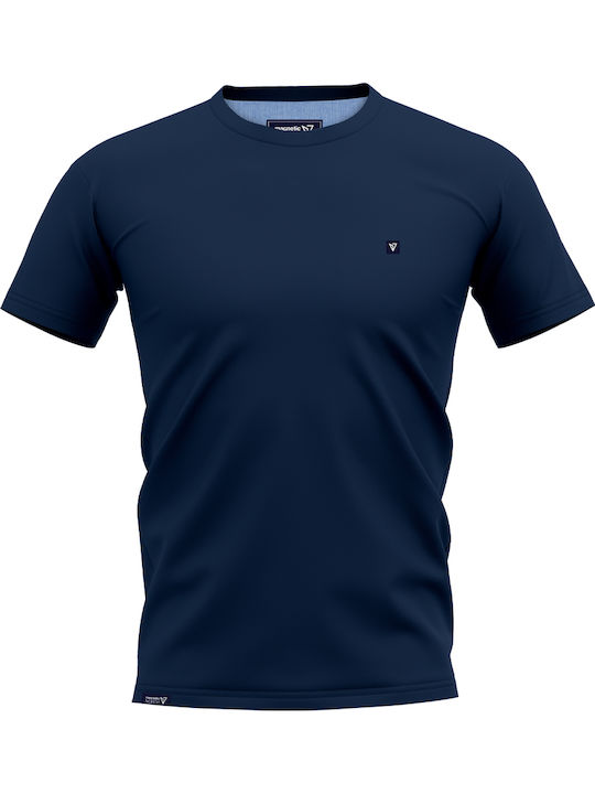 Αθλητικό T-shirt Navy Μπλε