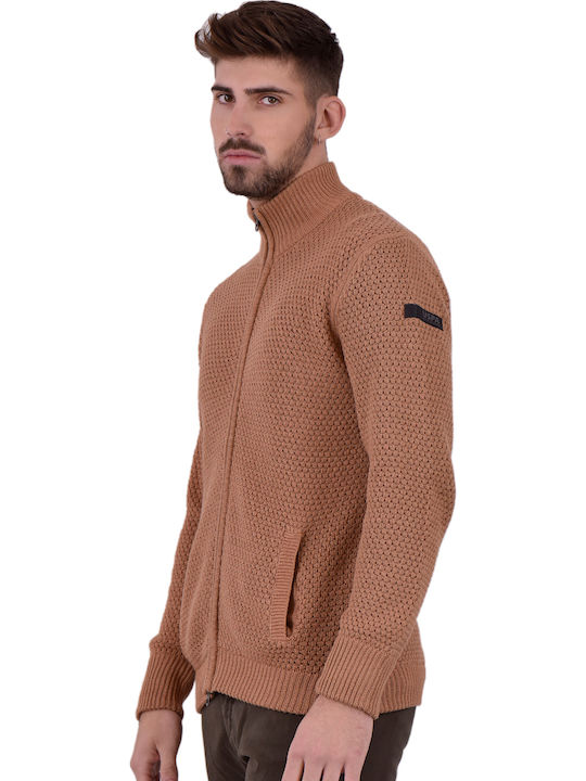 Herren Strickjacke Beige