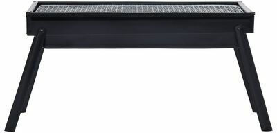 vidaXL Portable Charcoal Grill 57cmx19cm