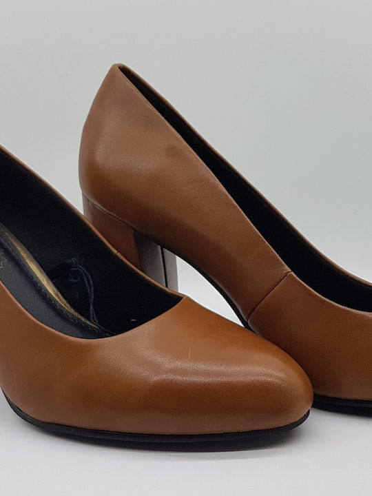 Leather Brown Heels