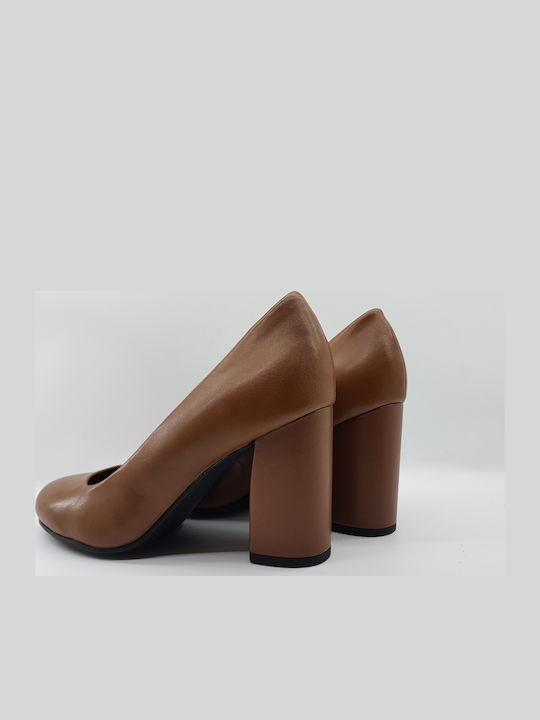 Leather Brown Heels