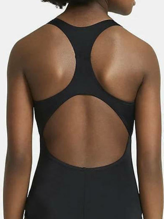 Nike Essential Racerback Παιδικό Μαγιό Ολόσωμο Μαύρο