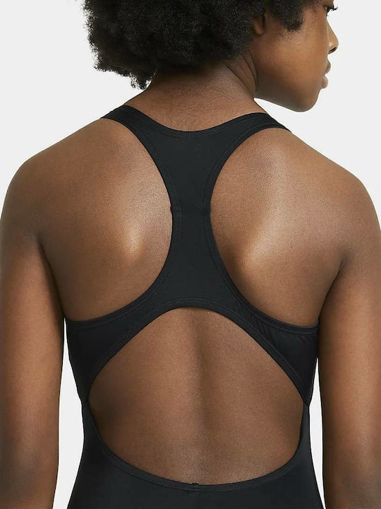 Nike Essential Racerback Παιδικό Μαγιό Ολόσωμο Μαύρο