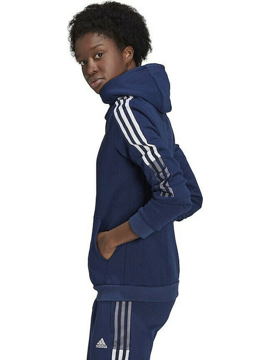 Tiro 21 Women's Sweatshirt Hooded Navy Blue