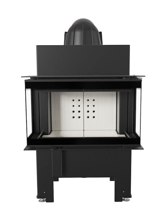 Kratki NBC BSL P 680 280 Ενεργειακό Τζάκι Ξύλου Αερόθερμο 7kW Τρίπλευρο με Ανοιγόμενη Πόρτα