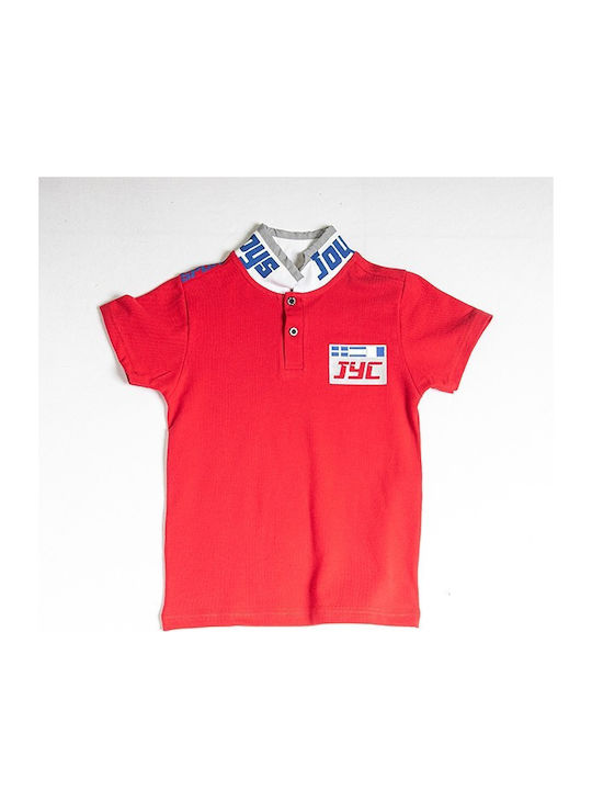 Joyce Kids Polo Short Sleeve Red