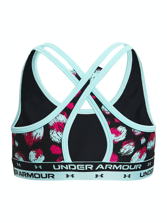 Under Armour Crossback Printed Kids' Bralette Black