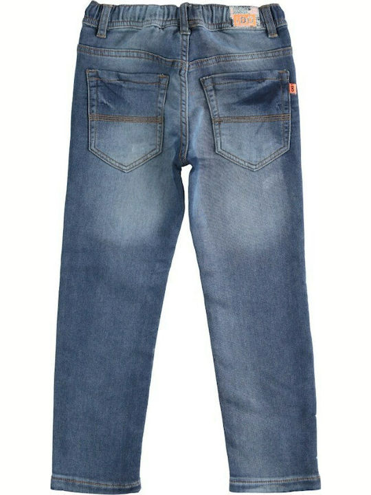 iDO Blugi Cu Elastic Pantalon Jeans Pentru Copii Albastru iDO Blugi Cu Elastic Pantalon Jeans Pentru Copii Albastru