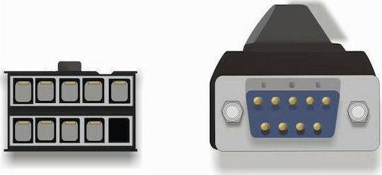 DeLock Rs 232 Serial Pin Header Καλώδιο RS232 9-pin male σε DE-9