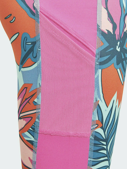 Kids Legging Sports Long Light Blue Aeroready