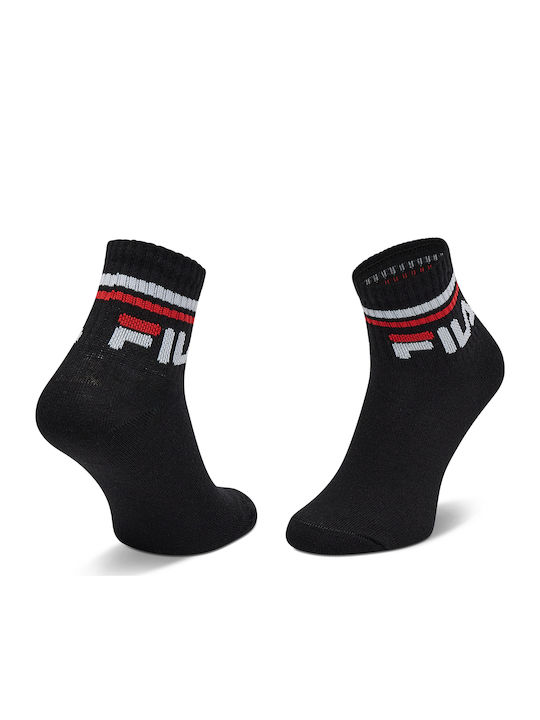 FILA Athletic Kids' Ankle Socks Black 3 Pairs