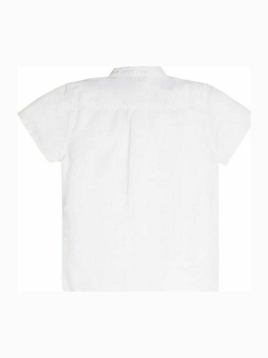 Guess Kids Linen Shirt White