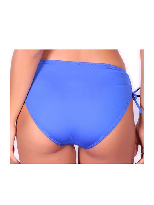 Crool 20C1-I20-281 Bikini Slip Hohe Taille Blau