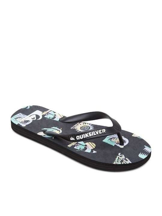 Παιδικές Σαγιονάρες Flip Flops Μαύρες Molokai