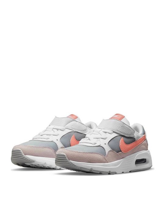 Air Max SC Kids Sneakers with Scratch White / Light Violet / Pure Platinum / Crimson Bliss