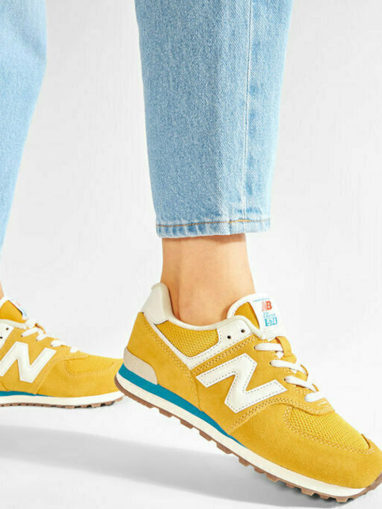574 Kids Sneakers Yellow