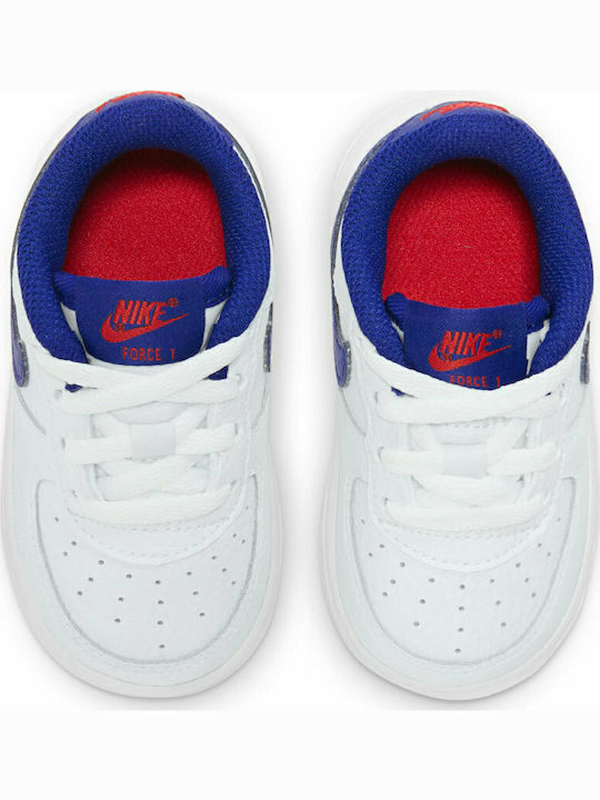 Kids Sneakers  Air Force 1 White / Deep Royal Blue / University Red