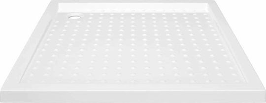 vidaXL Square Acrylic Shower White 90x90x4cm