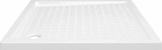 vidaXL Square Acrylic Shower White 90x90x4cm
