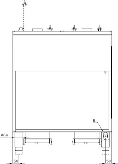 Lotus Fryer Electrică 16.55kW Capacity 9lt 40x70x90cm