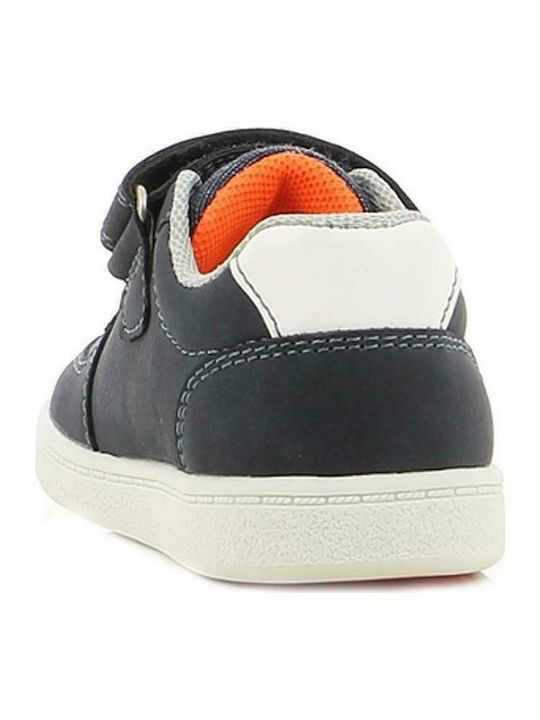 Παιδικά Sneakers με Σκρατς Navy Μπλε