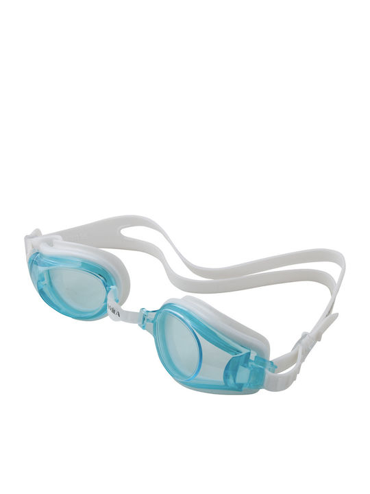 AMILA KOR-60AF Adults Swimming Goggles with Anti-Glare Lenses Blue