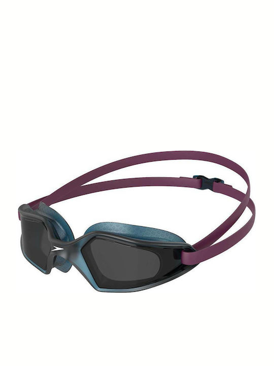 Speedo Hydropulse Adult Swimming Goggles with Anti-Glare Lenses Purple 8-