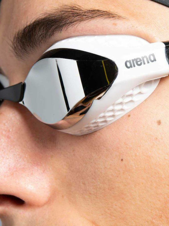 Arena Air Speed Swimming Goggles for Adults with Anti-Glare Lenses Black
