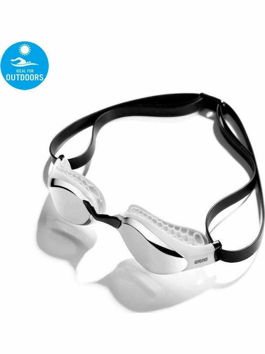 Arena Air Speed Swimming Goggles for Adults with Anti-Glare Lenses Black