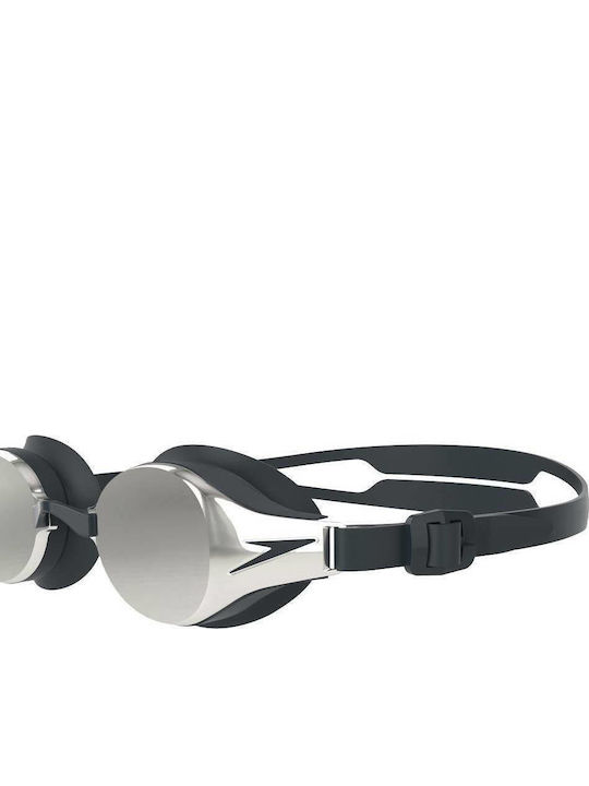 Speedo Hydropure Schwimmbrille Erwachsene mit Antibeschlaggläsern Schwarz