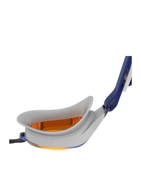 Speedo Hydropure Schwimmbrille Erwachsene mit Antibeschlaggläsern Blau