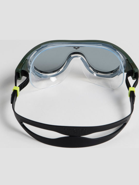 Arena The One Mask Swimming Goggles Adults with Anti-Glare Lenses Black