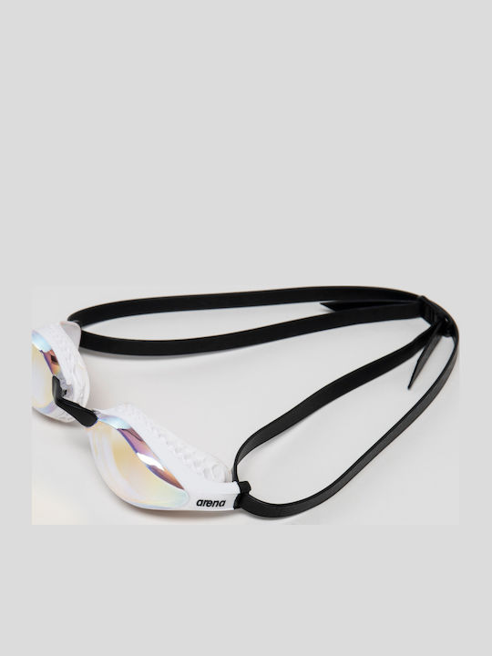 Arena Air Speed Swimming Goggles Adults with Anti-Glare Lenses White