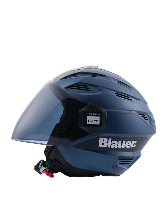 Blauer H.T. Brat H117 Blue Indigo/Black Κράνος Μηχανής Jet ECE 22.05 1200gr