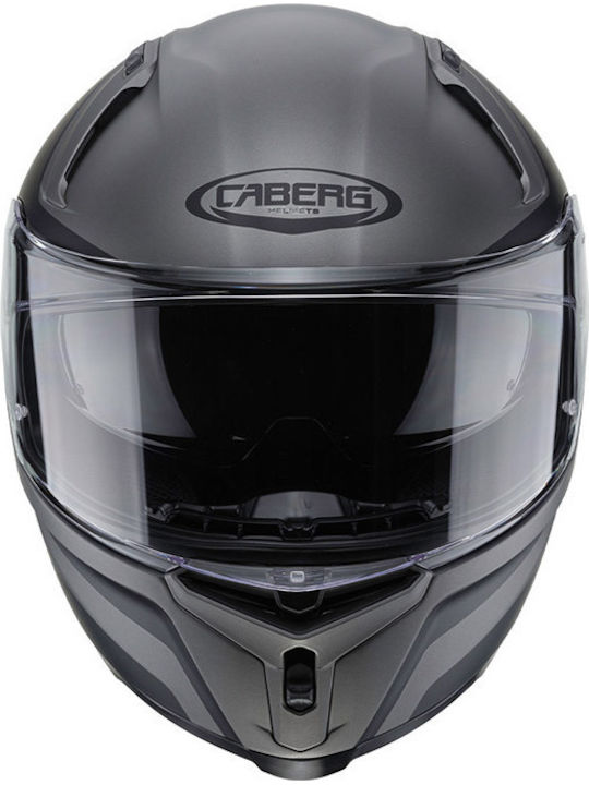 Caberg Avalon Blast Grey Matt Black Motorcycle Helmet Full Face 1500g