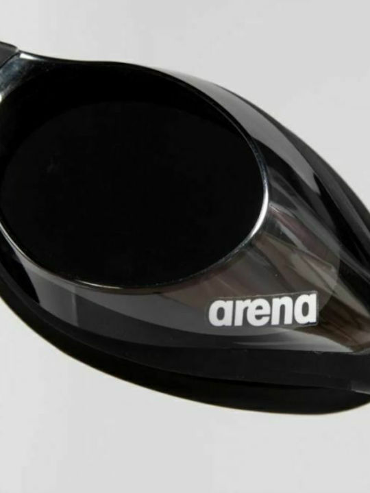 Arena Cobra Swipe Γυαλιά Κολύμβησης Ενηλίκων με Αντιθαμβωτικούς Φακούς Μαύρα