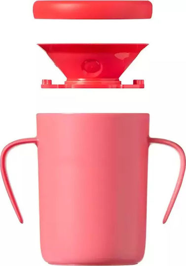 Tommee Tippee Baby Cup Easiflow 360° made of Plastic Pink 200ml for 6m+m+