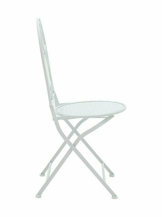 Set Sala De Mese Pentru Exterior Walen 3 Piese Alb