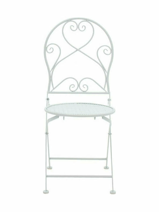 Set Sala De Mese Pentru Exterior Walen 3 Piese Alb