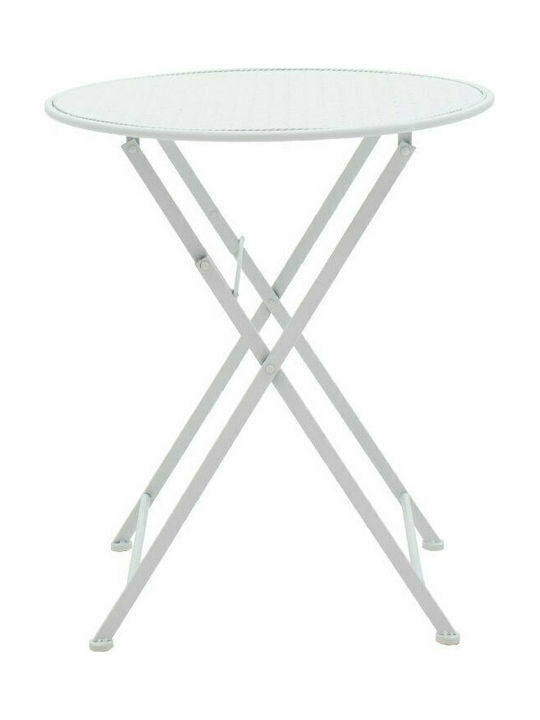 Set Sala De Mese Pentru Exterior Walen 3 Piese Alb